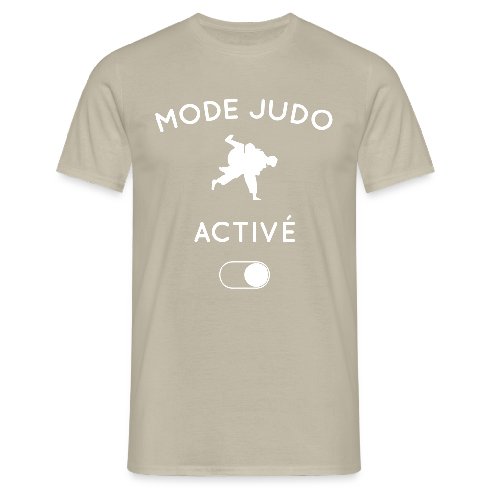 T-shirt Homme - Mode judo activé - beige sable