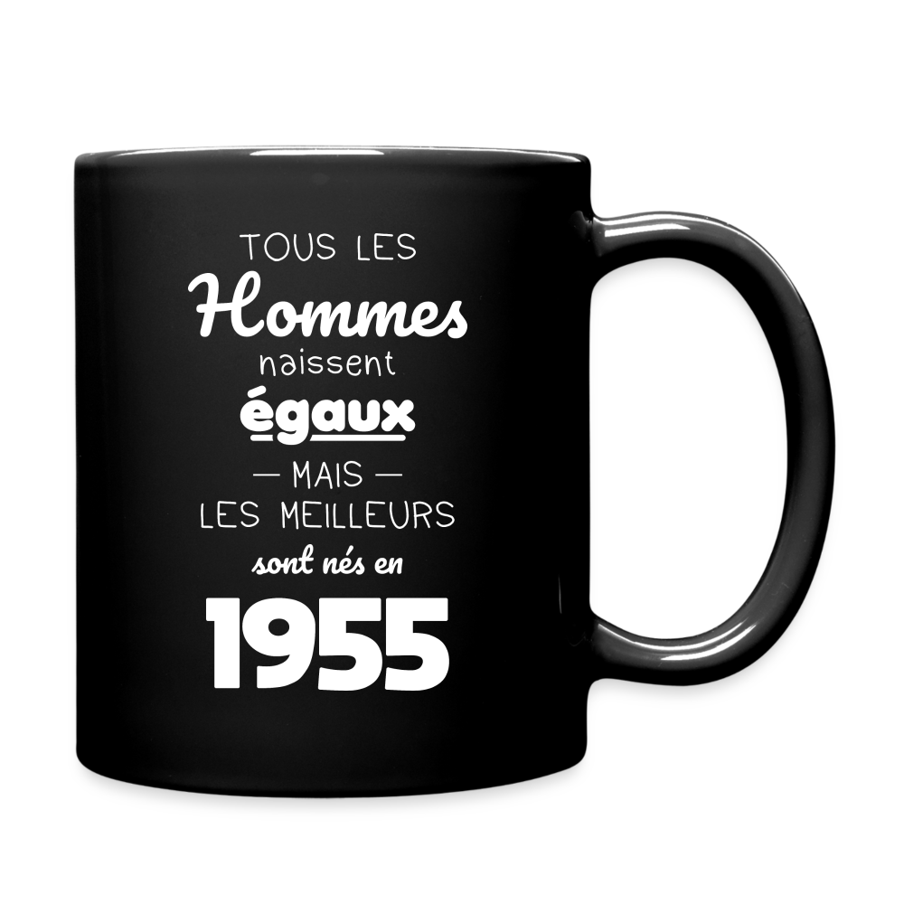 Mug uni - Anniversaire 70 Ans - Les meilleurs sont nés en 1955 - noir