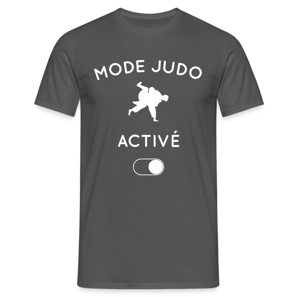 T-shirt Homme - Mode judo activé - charbon