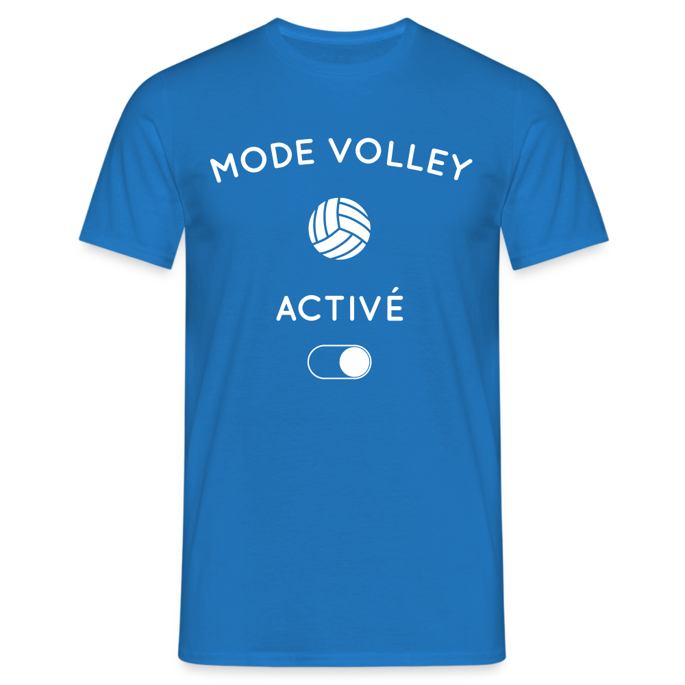 T-shirt Homme - Mode volley activé - bleu royal