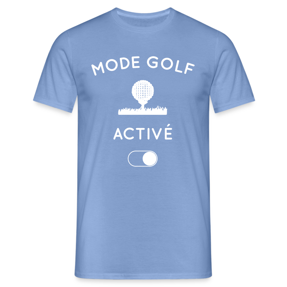 T-shirt Homme - Mode golf activé - carolina blue