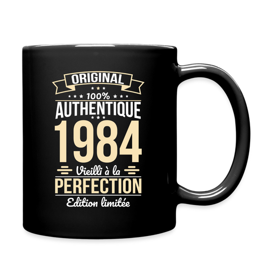 Mug uni - Anniversaire 40 Ans - Original 1984 - noir