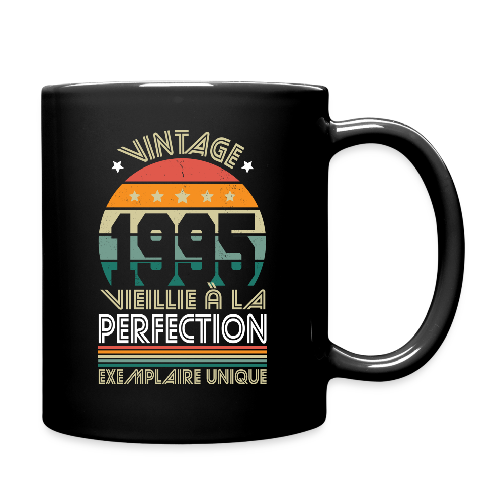 Mug uni - Anniversaire 30 Ans - Vintage 1995 - noir