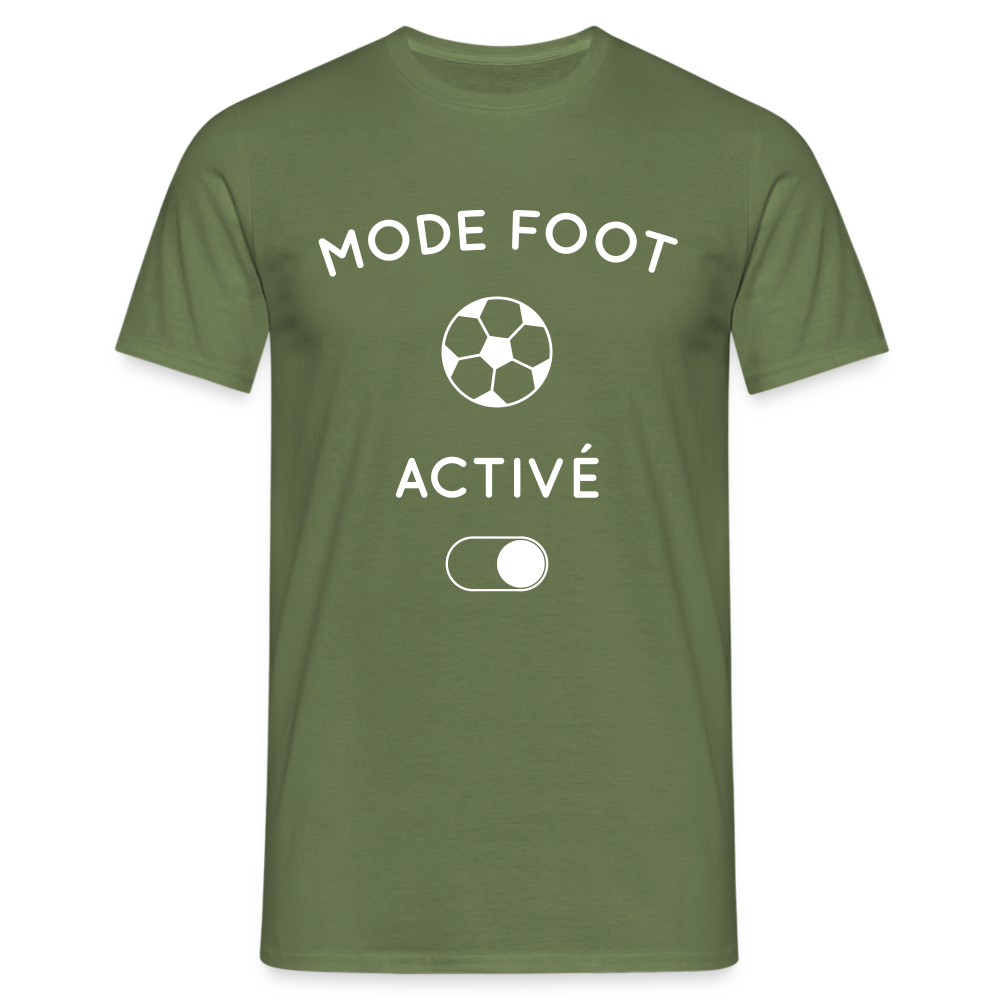 T-shirt Homme - Mode foot activé - vert militaire