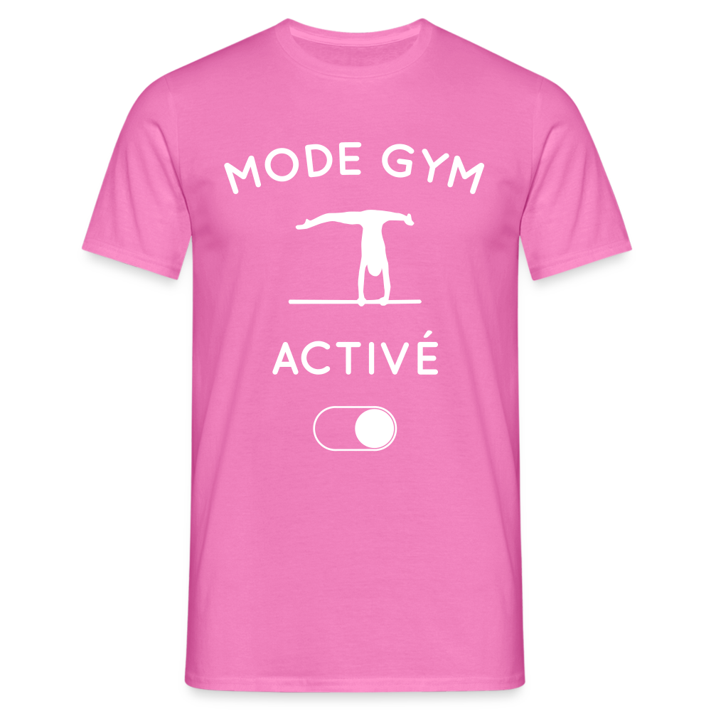 T-shirt Homme - Mode gym activé - rose