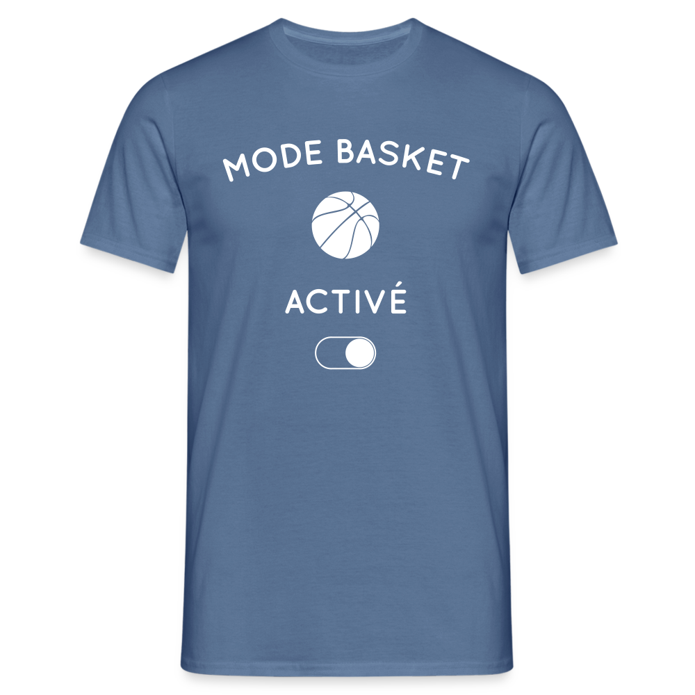 T-shirt Homme - Mode basket activé - bleu pigeon 