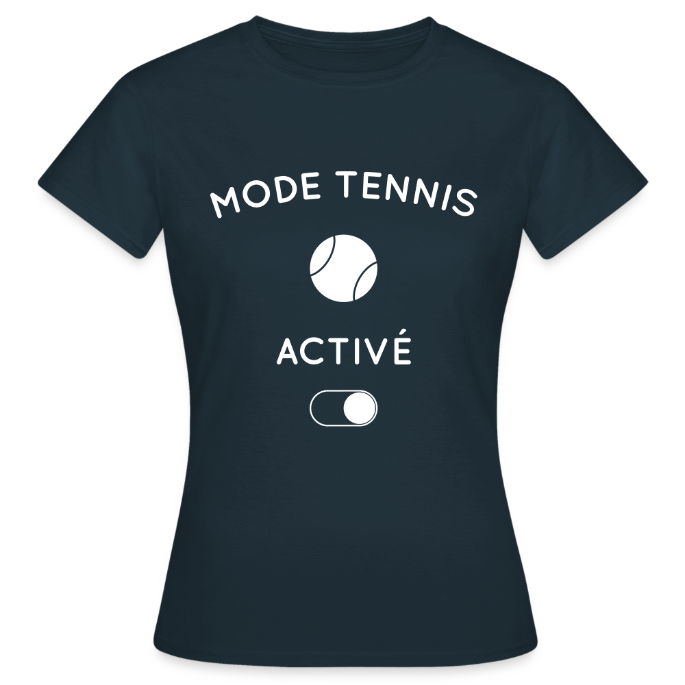 T-shirt Femme - Mode tennis activé - marine