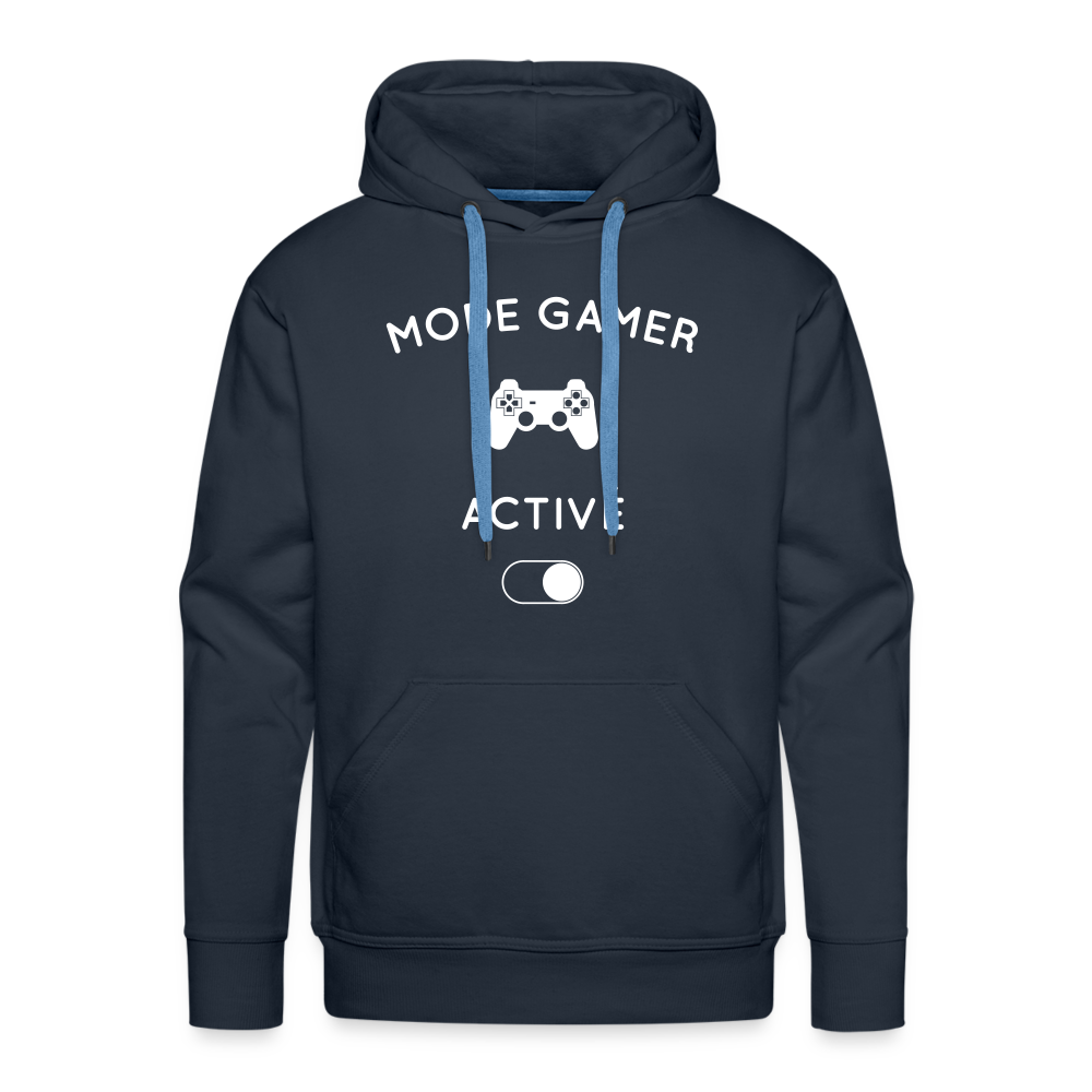 Sweat à capuche Premium Homme - Mode gamer activé - marine