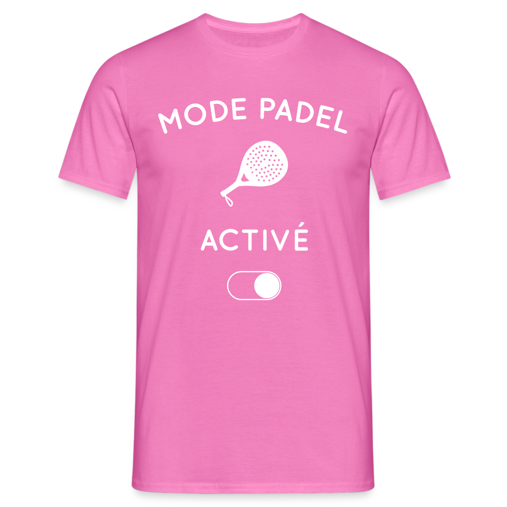 T-shirt Homme - Mode padel activé - rose