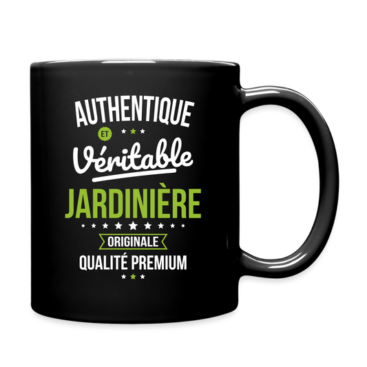 Mug uni - Authentique et véritable Jardinière - noir