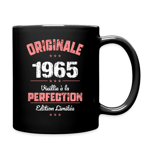 Mug uni - Anniversaire 60 Ans - Originale 1965 - noir