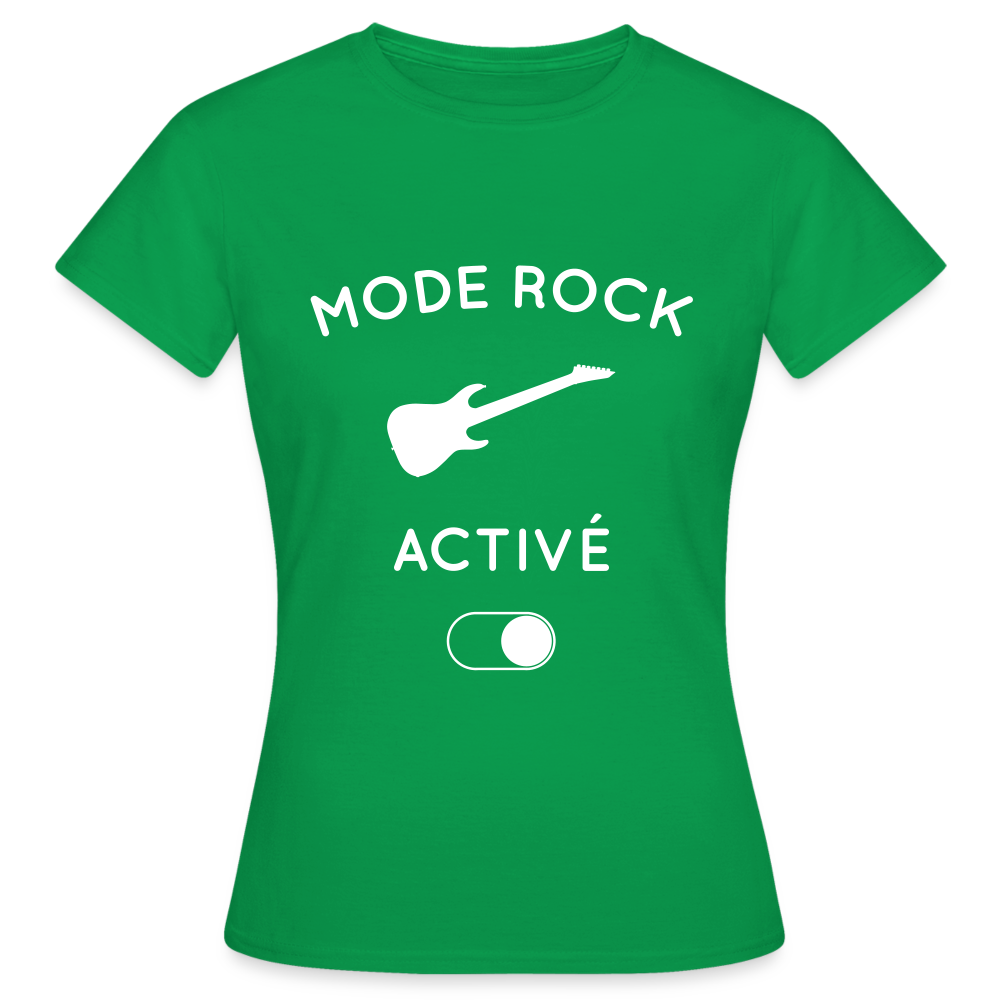 T-shirt Femme - Mode rock activé - vert