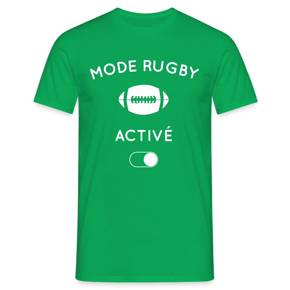 T-shirt Homme - Mode rugby activé - vert