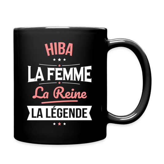 Mug uni - Hiba - la Femme - la Reine - la Légende - noir