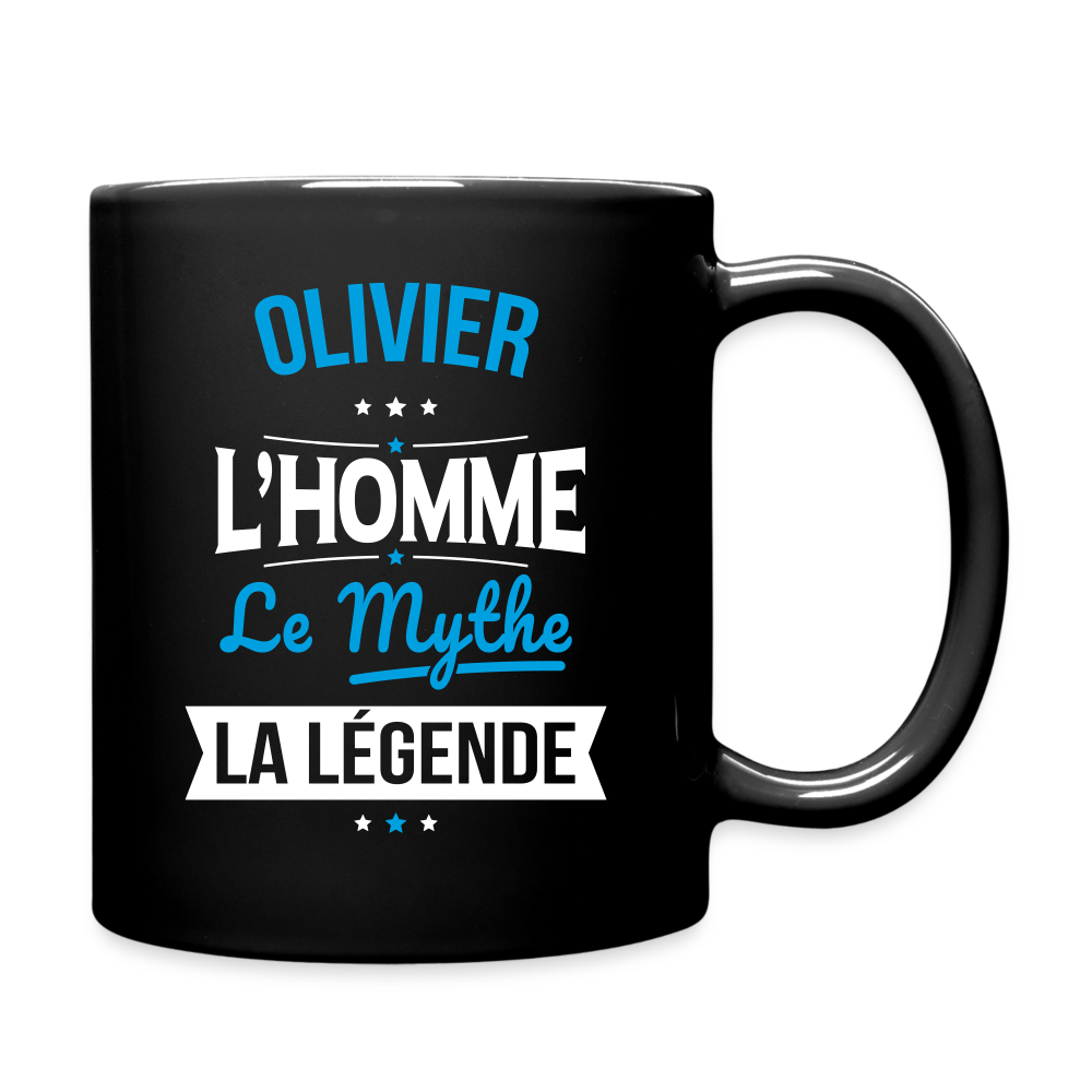 Mug uni - Olivier - l'Homme - le Mythe - la Légende - noir