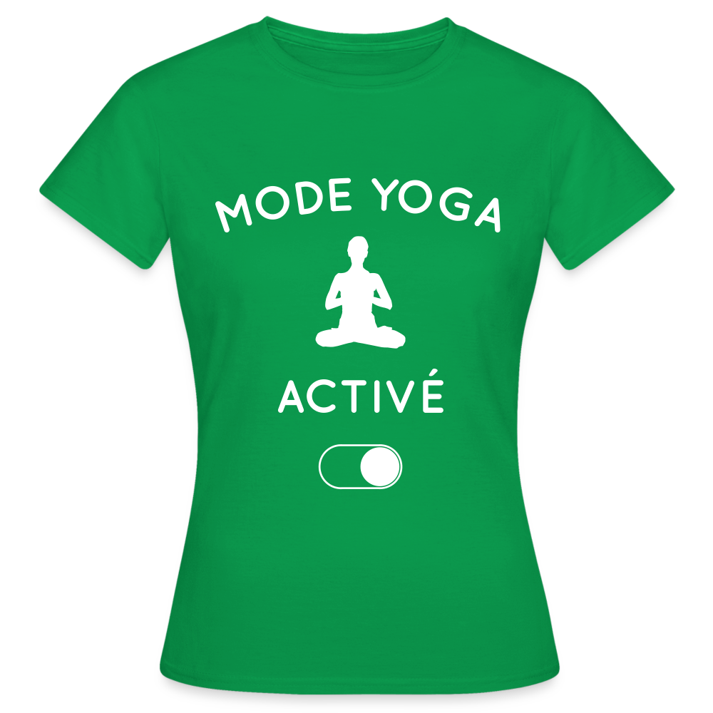 T-shirt Femme - Mode yoga activé - vert