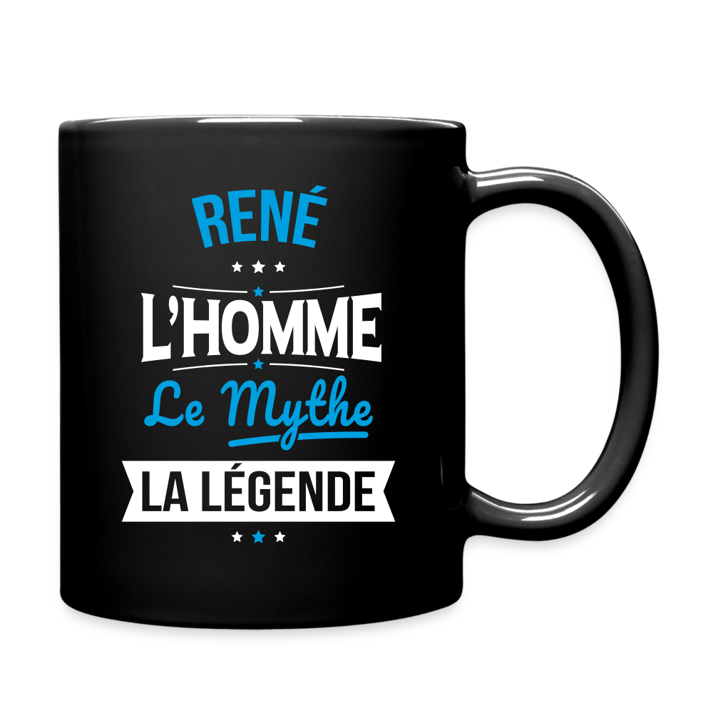 Mug uni - René - l'Homme - le Mythe - la Légende - noir