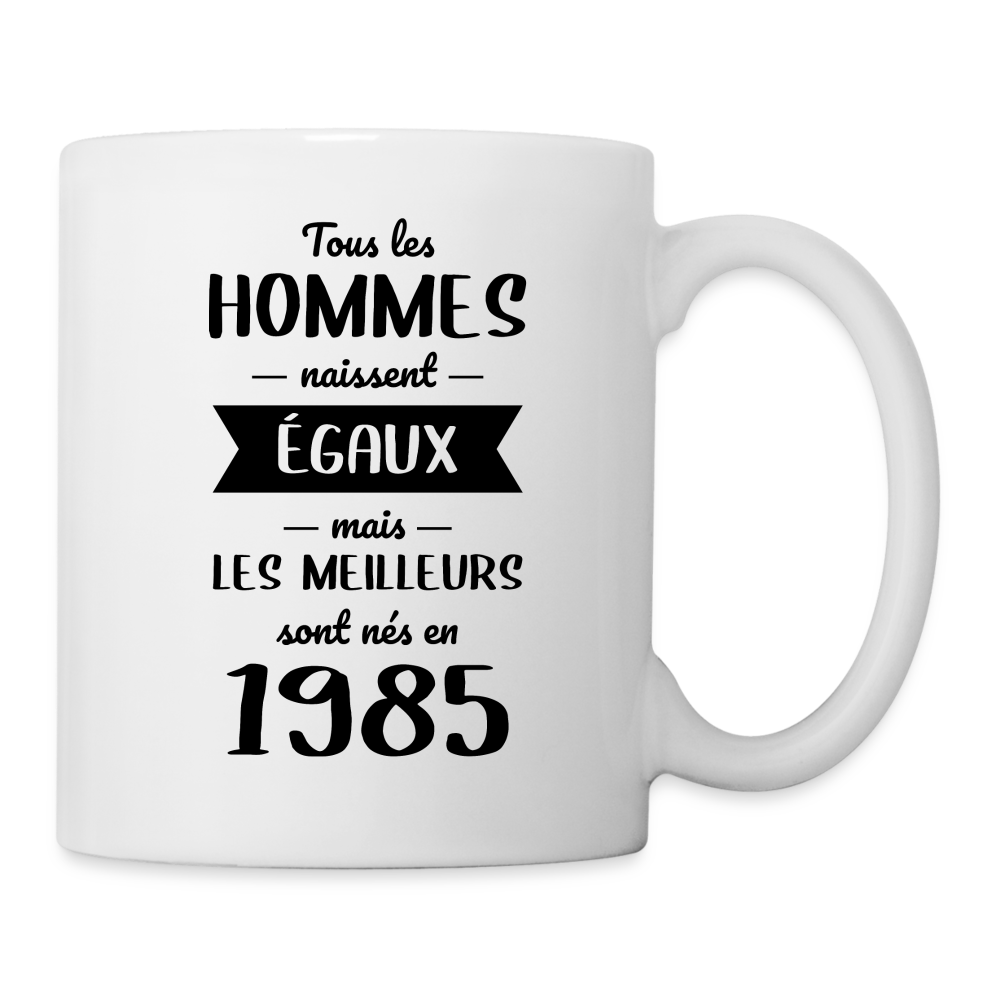 Mug blanc - Anniversaire 40 Ans - Les meilleurs sont nés en 1985 - blanc