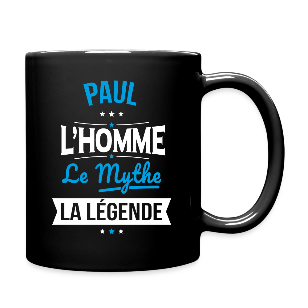 Mug uni - Paul - l'Homme - le Mythe - la Légende - noir