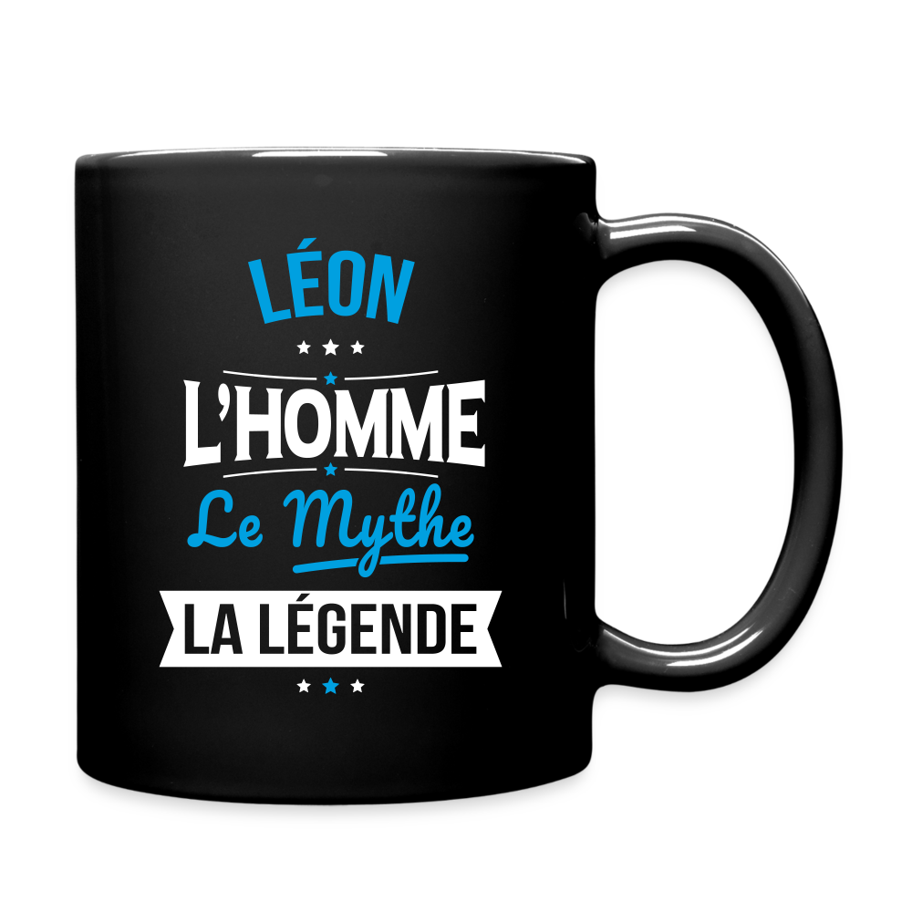 Mug uni - Léon - l'Homme - le Mythe - la Légende - noir