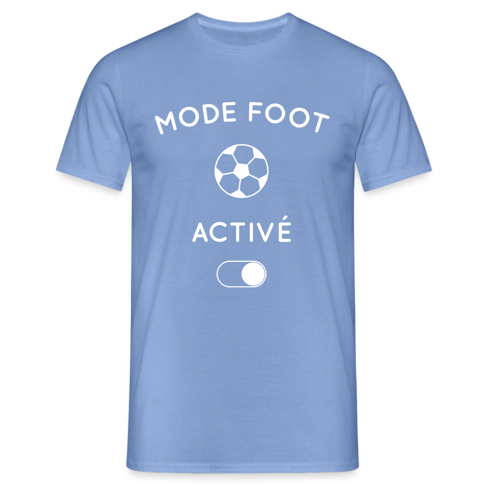 T-shirt Homme - Mode foot activé - carolina blue