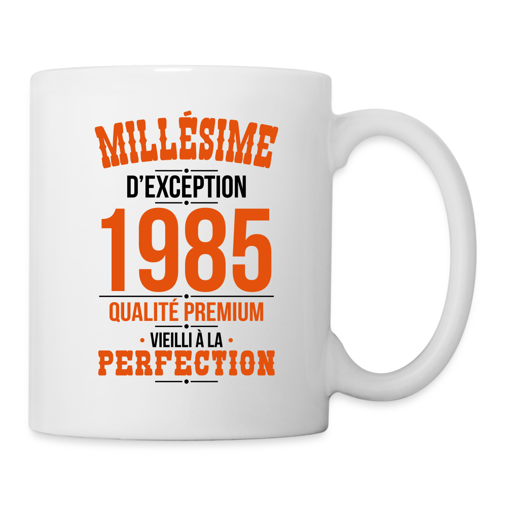 Mug blanc - Anniversaire 40 Ans - Millésime 1985 - blanc