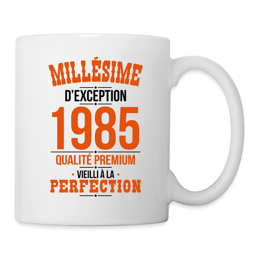 Mug blanc - Anniversaire 40 Ans - Millésime 1985 - blanc