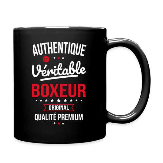 Mug uni - Authentique et véritable Boxeur - noir