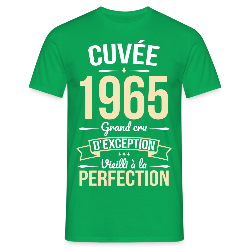 T-shirt Homme - Anniversaire 60 Ans - Cuvée 1965 - vert