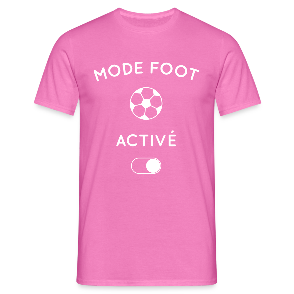 T-shirt Homme - Mode foot activé - rose