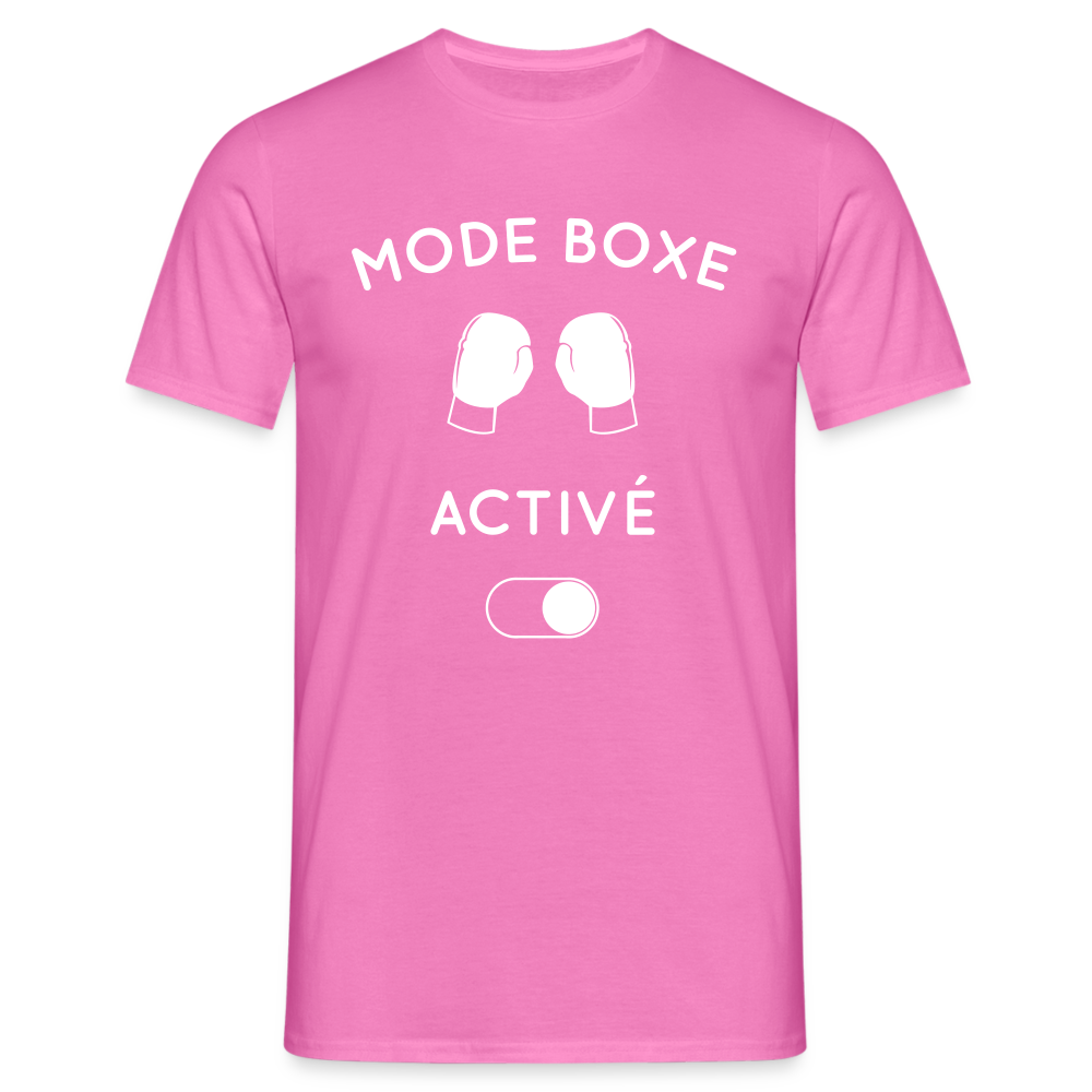 T-shirt Homme - Mode boxe activé - rose