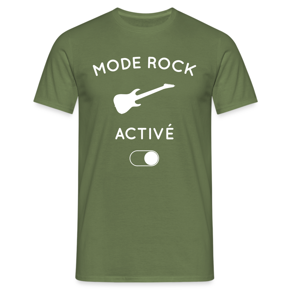 T-shirt Homme - Mode rock activé - vert militaire