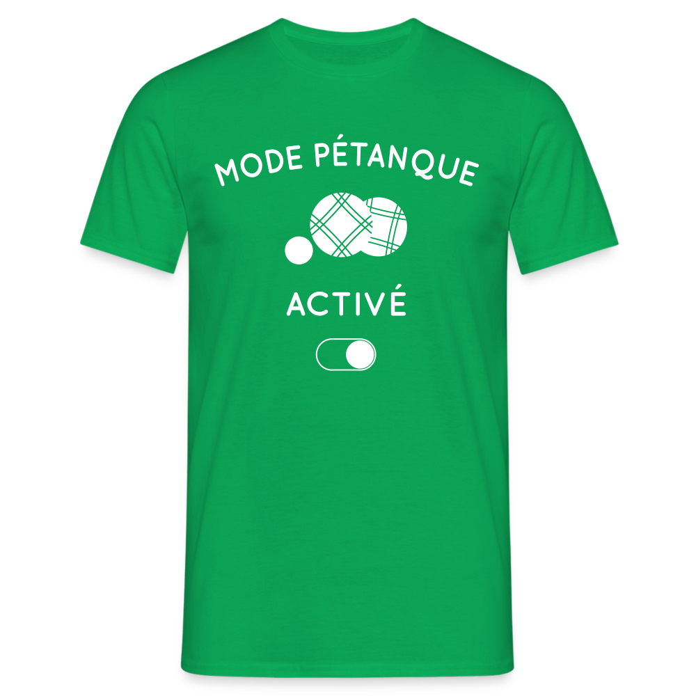 T-shirt Homme - Mode pétanque activé - vert