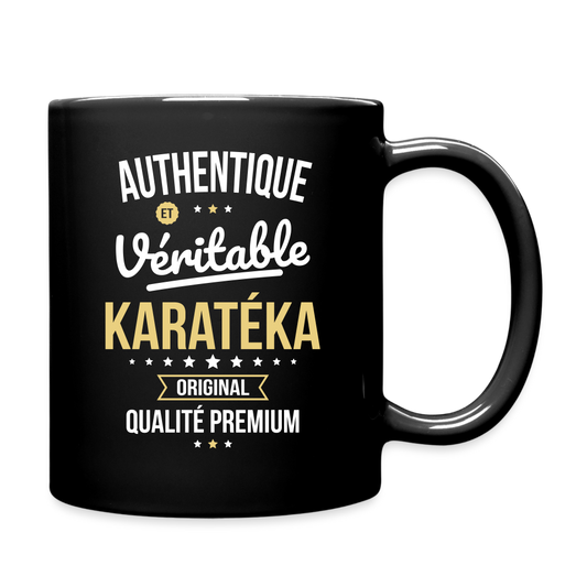 Mug uni - Authentique et véritable Karatéka - noir