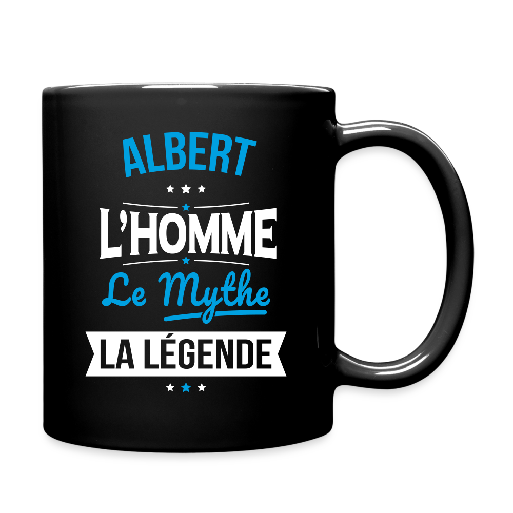 Mug uni - Albert - l'Homme - le Mythe - la Légende - noir