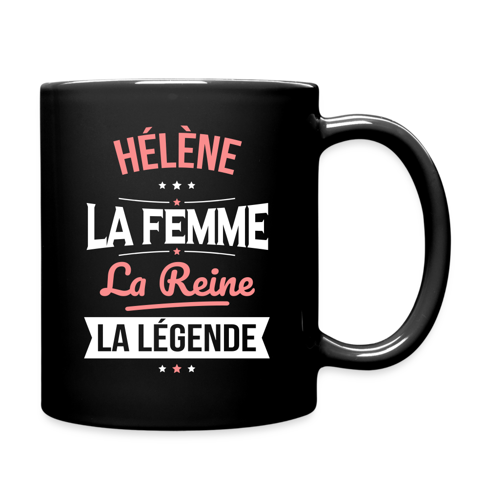 Mug uni - Hélène - la Femme - la Reine - la Légende - noir