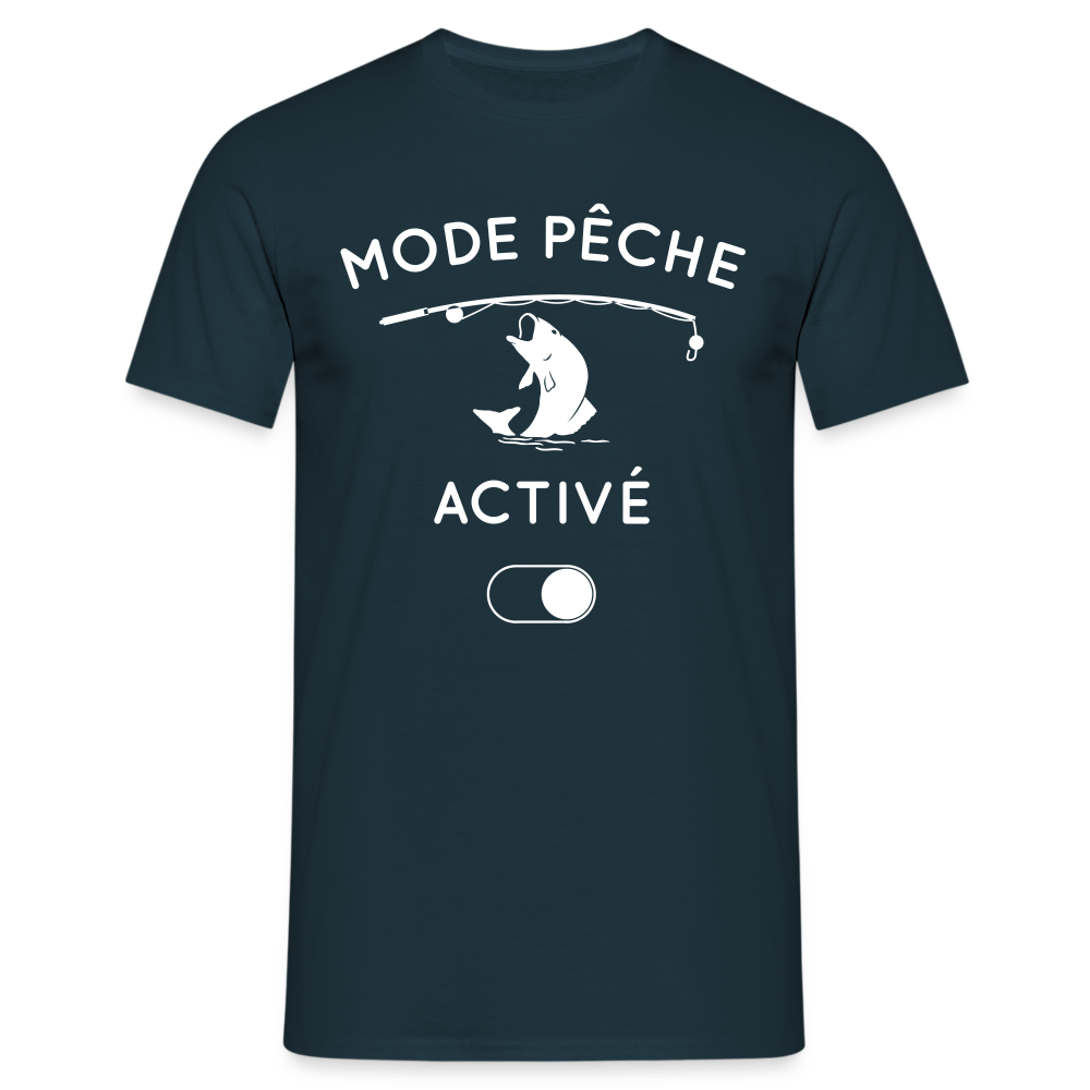 T-shirt Homme - Mode pêche activé - marine