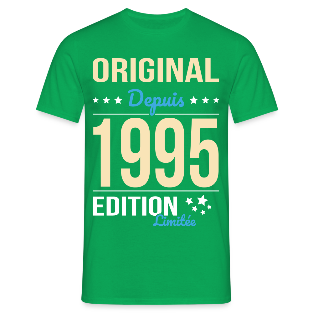 T-shirt Homme - Anniversaire 30 Ans - Original depuis 1995 - vert