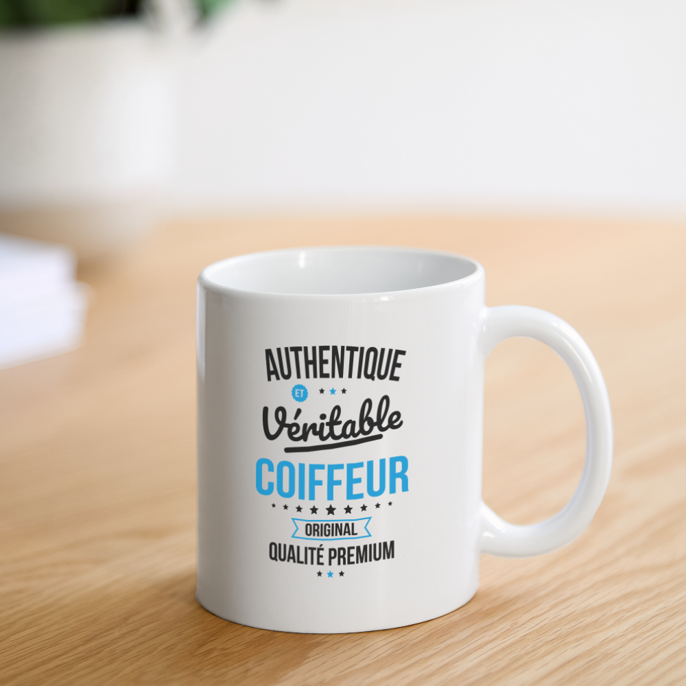 Mug blanc - Authentique et véritable Coiffeur - blanc