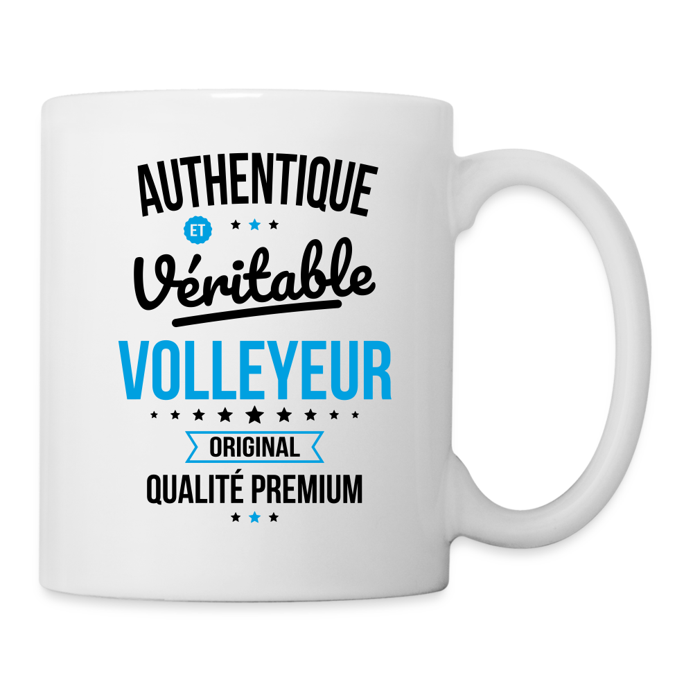 Mug blanc - Authentique et véritable Volleyeur - blanc