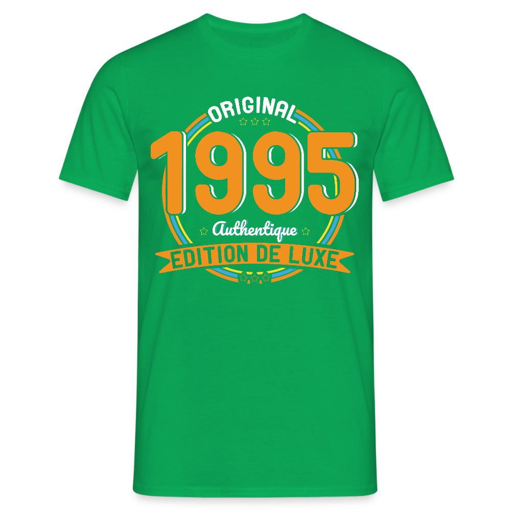 T-shirt Homme - Anniversaire 30 Ans - Original 1995 Authentique - vert