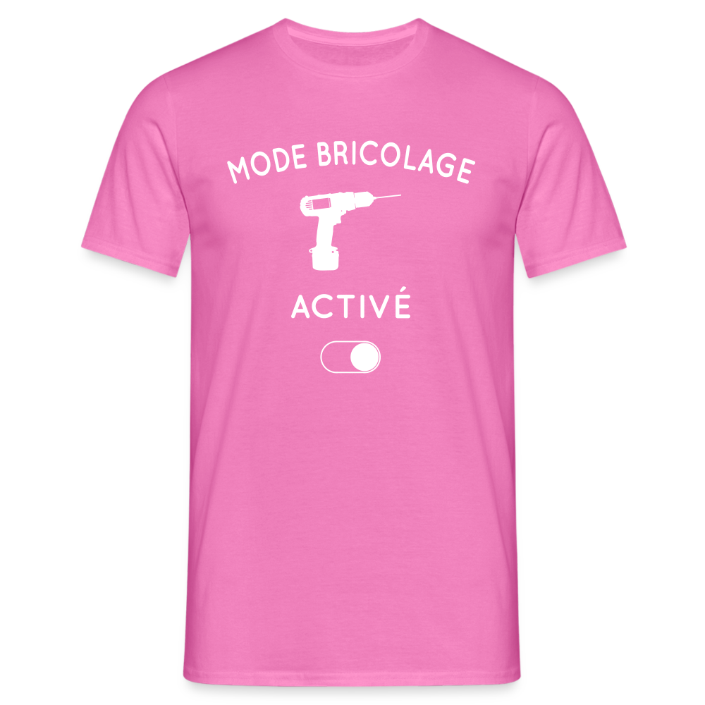 T-shirt Homme - Mode bricolage activé - rose