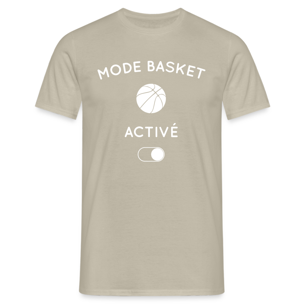 T-shirt Homme - Mode basket activé - beige sable