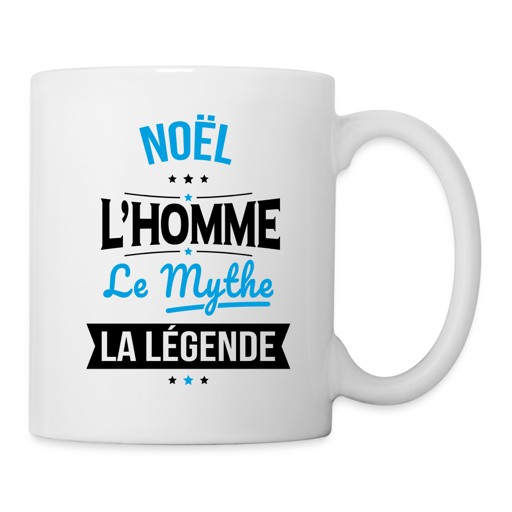 Mug blanc - Noël - l'Homme - le Mythe - la Légende - blanc