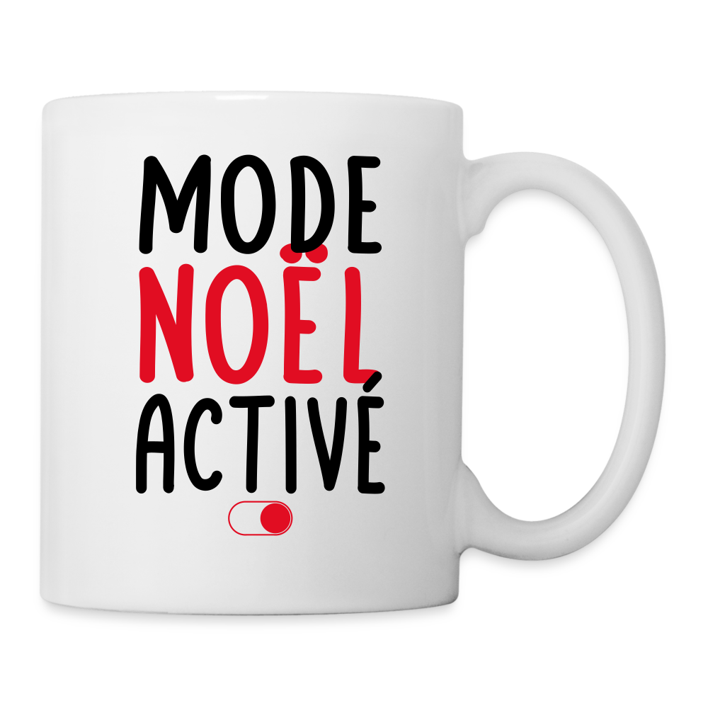 Mug blanc - Mode Noël activé - blanc