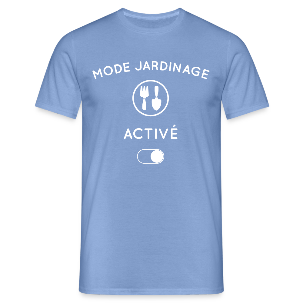 T-shirt Homme - Mode jardinage activé - carolina blue