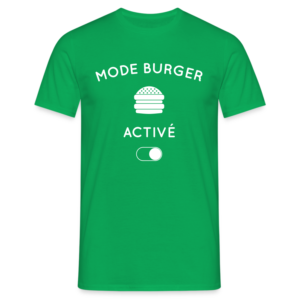 T-shirt Homme - Mode burger activé - vert