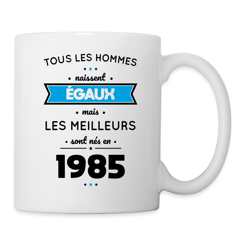 Mug blanc - Anniversaire 40 Ans - Les meilleurs sont nés en 1985 - blanc