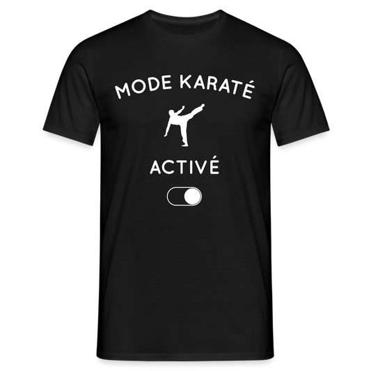 T-shirt Homme - Mode karaté activé - noir