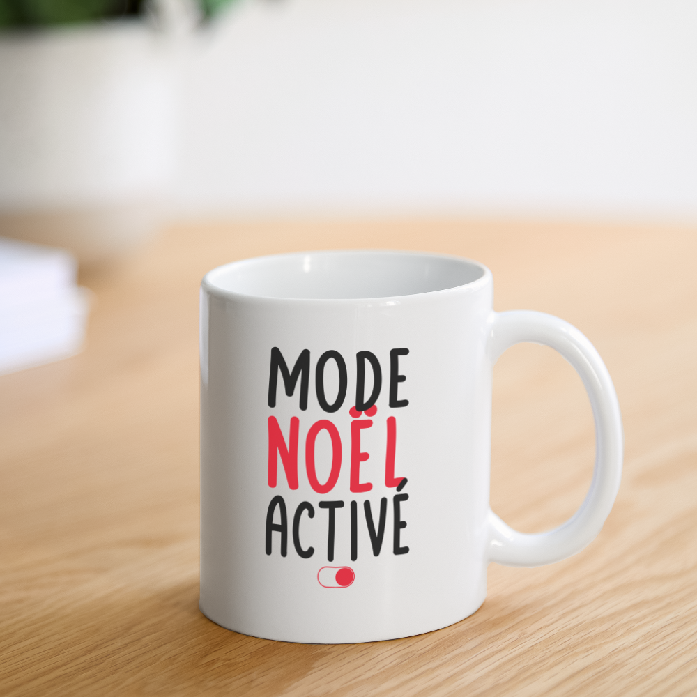 Mug blanc - Mode Noël activé - blanc